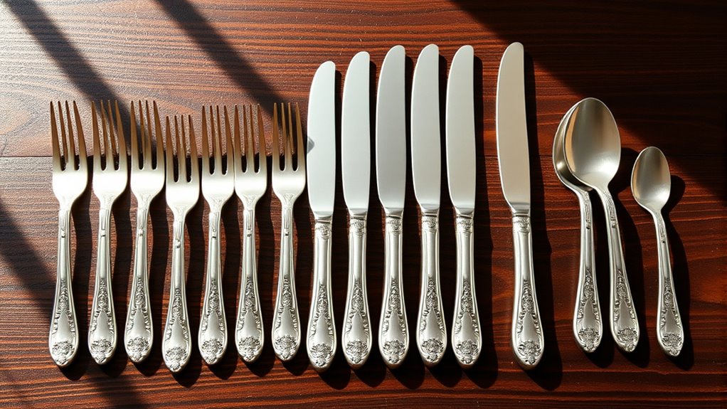 elegant durable stainless flatware