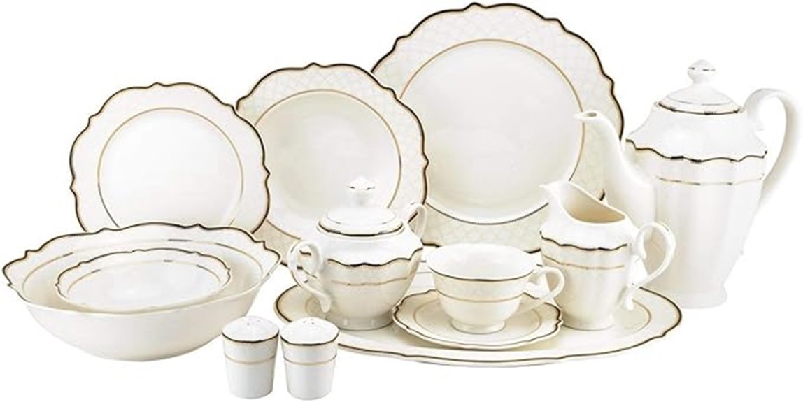 elegant euro porcelain dinnerware