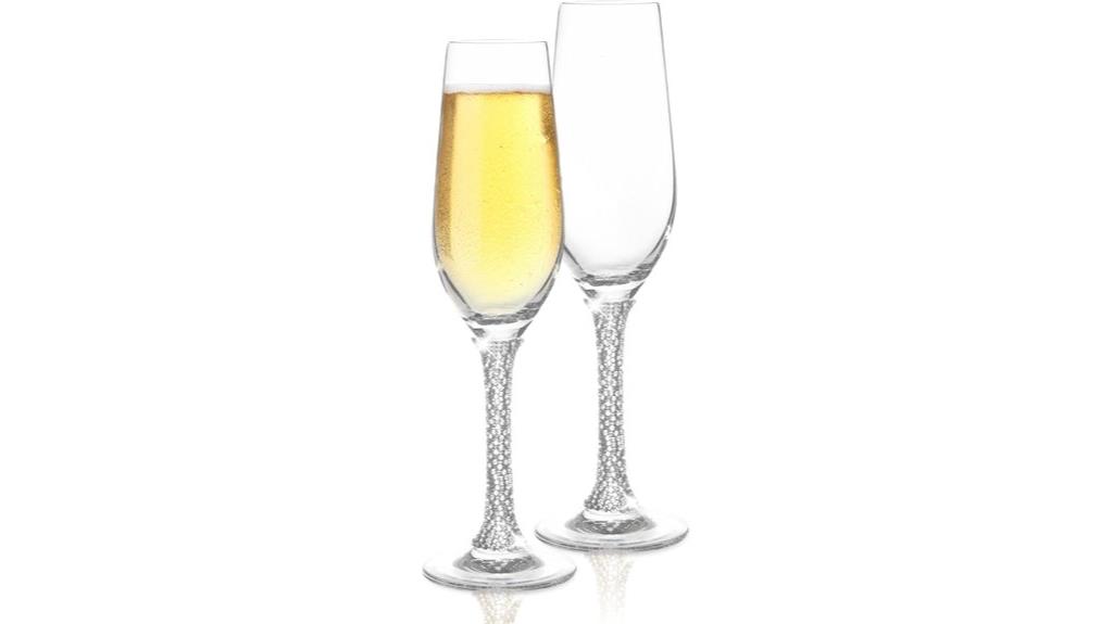 elegant glassware for celebrations