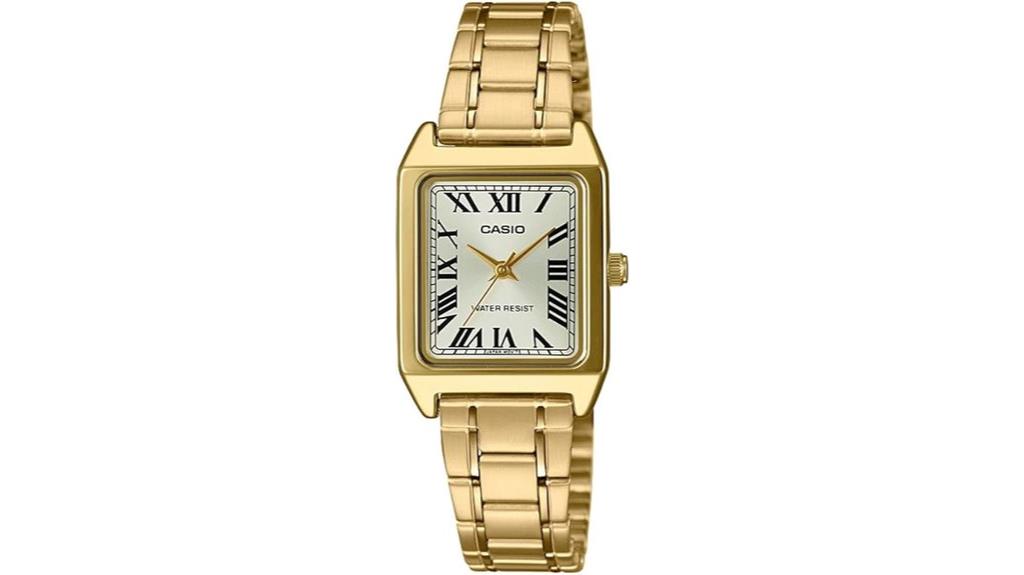 elegant gold tone stainless steel