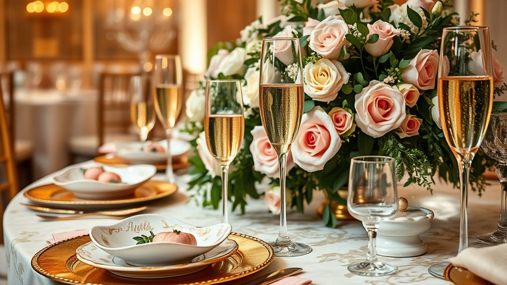 elegant gourmet food presentation