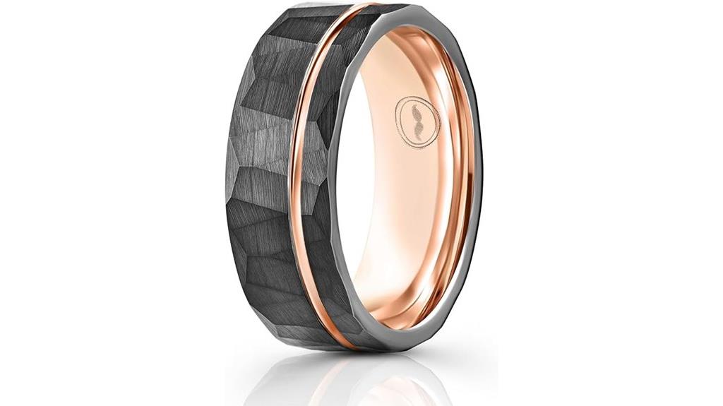 elegant men s tungsten ring