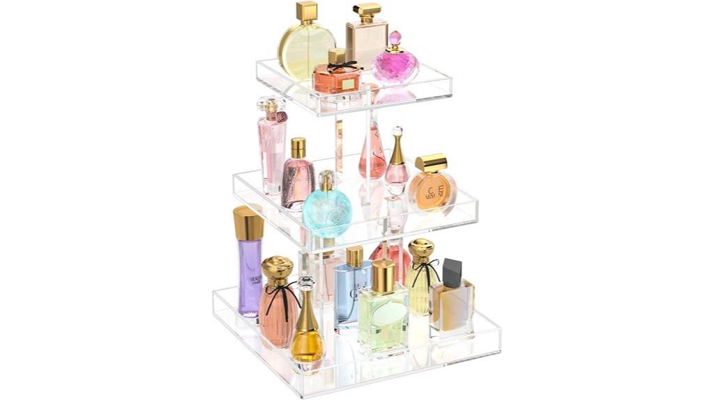 elegant multi layer perfume storage