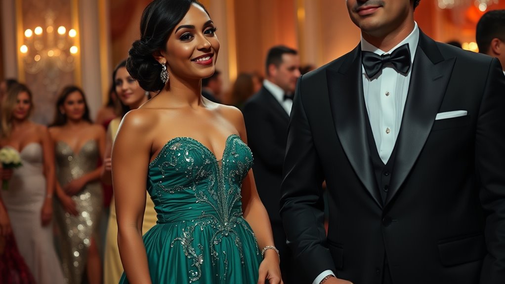 elegant polished formal attire