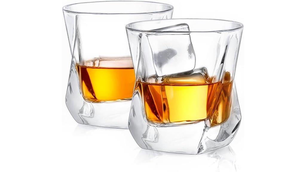 elegant whiskey glass set