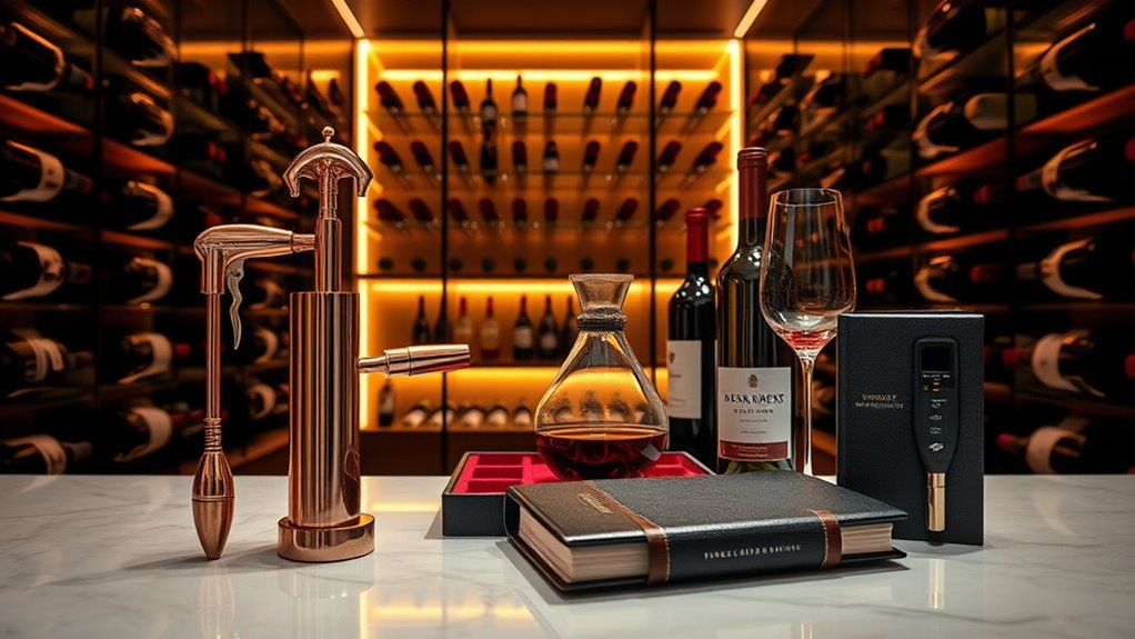 elegant wine accessories elevate experiences
