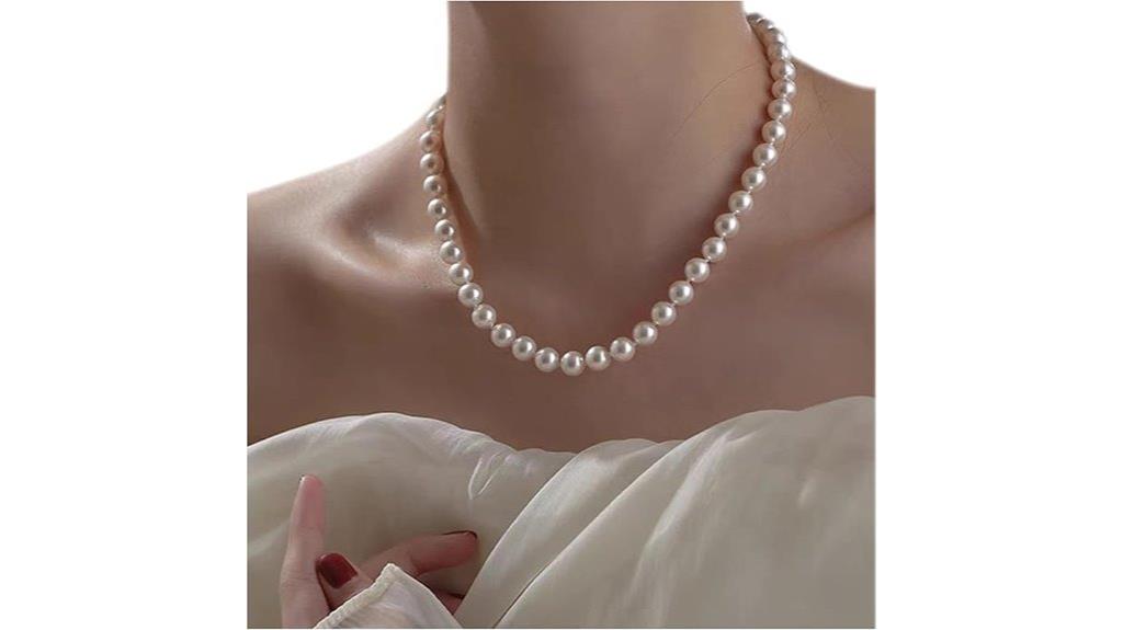 elegant women s pearl necklace
