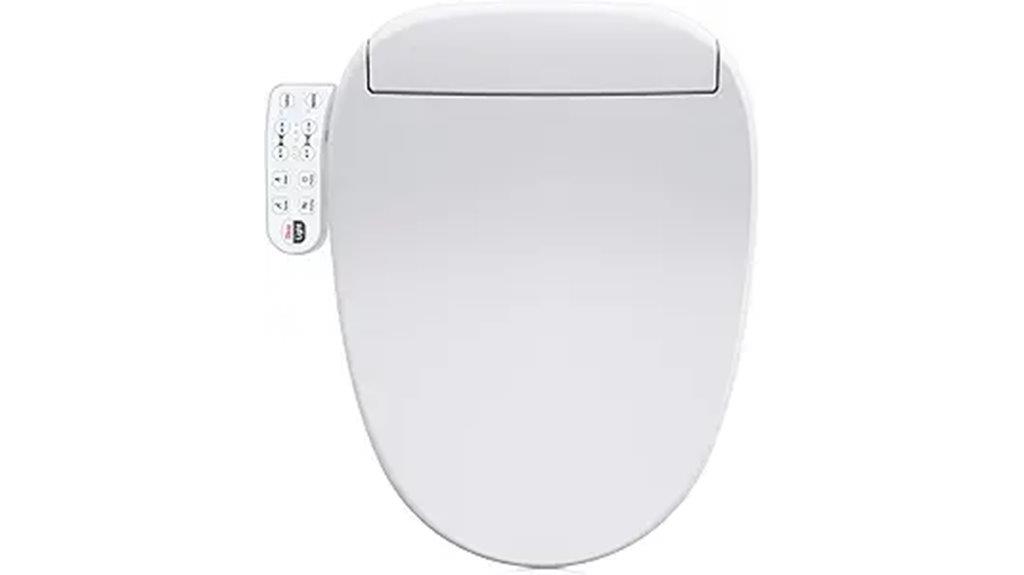 elongated bidet toilet seat