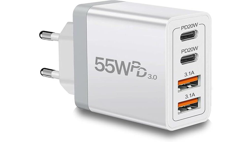 european plug with usb