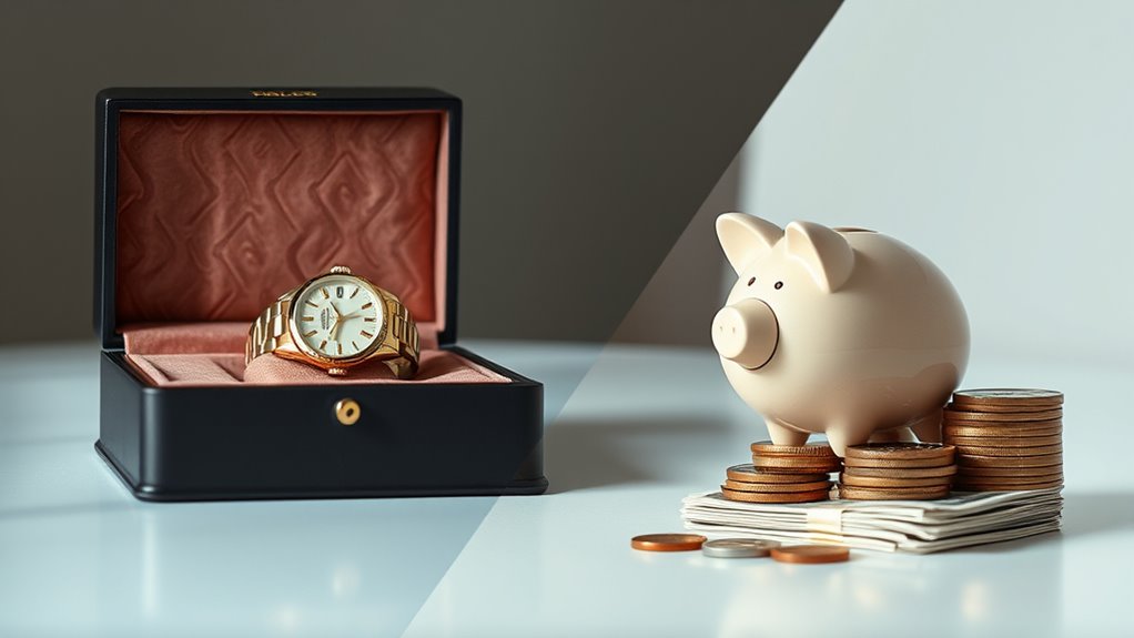 evaluate finances before splurging