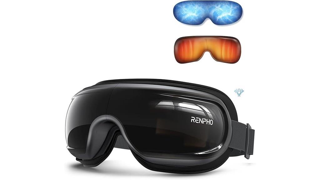 eye massager with heat