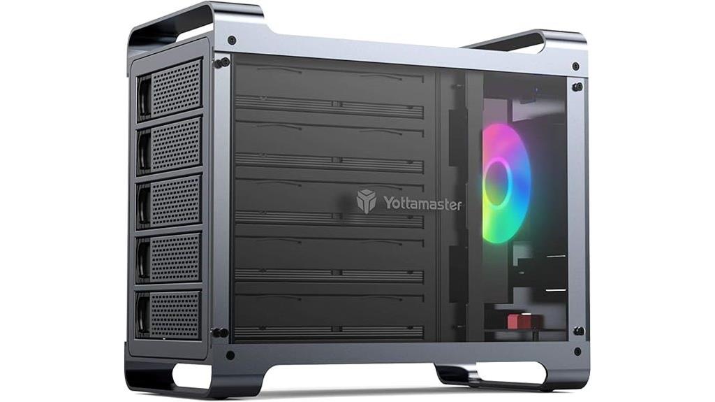 five bay hard drive enclosure