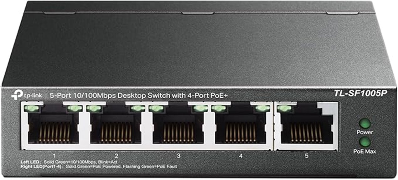 five port ethernet switch