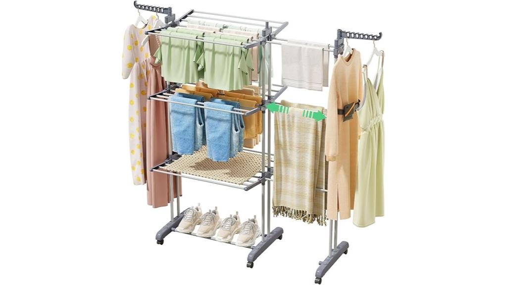 foldable stainless steel clothes dryer