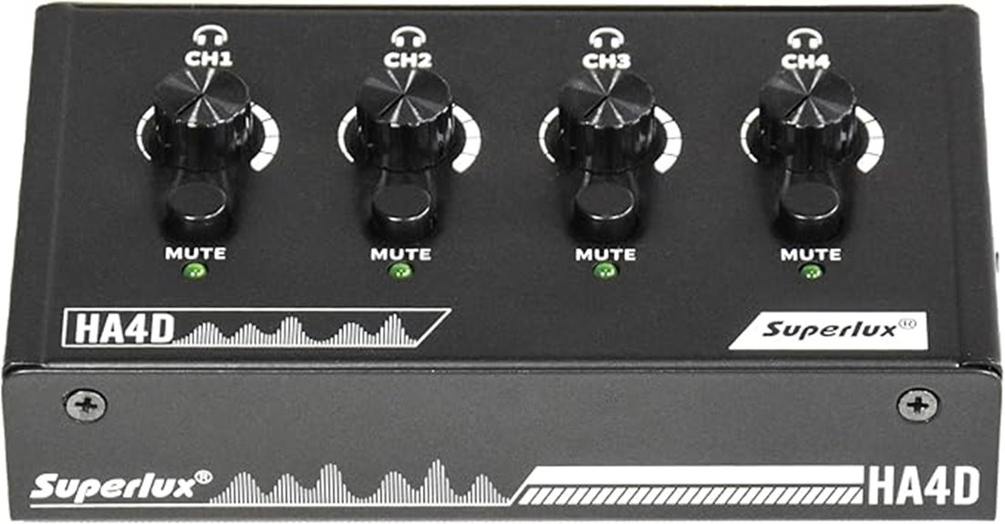 four channel headphone amplifier