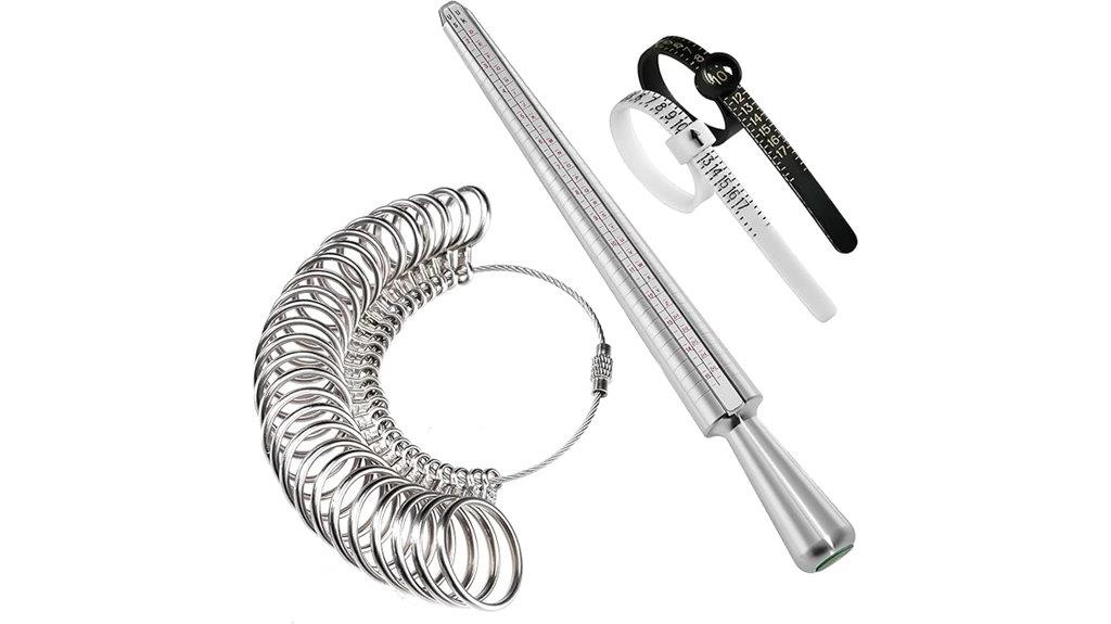 four piece ring size kit