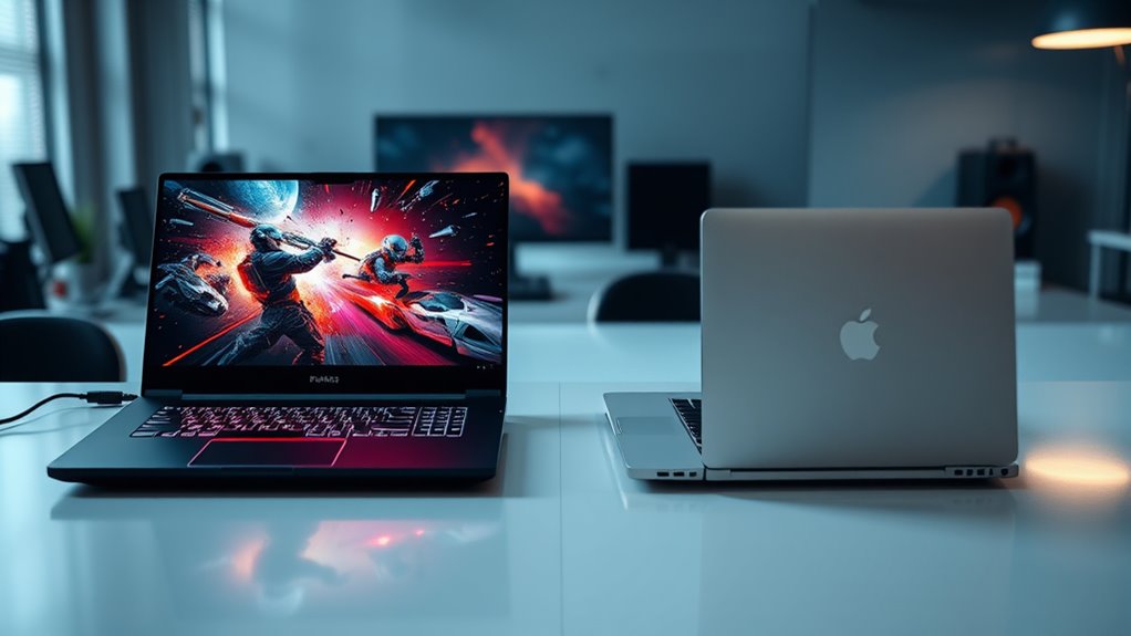 gaming vs business laptops