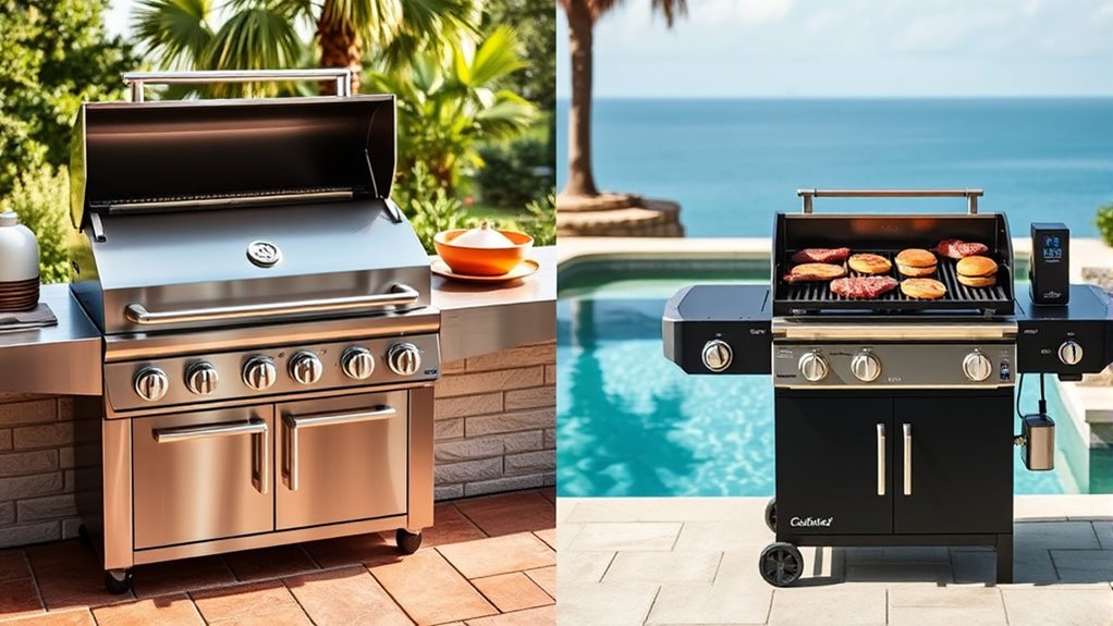 grill size and features