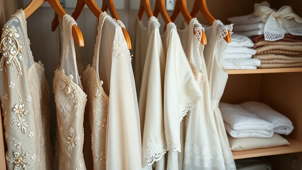 handle delicate embellishments carefully