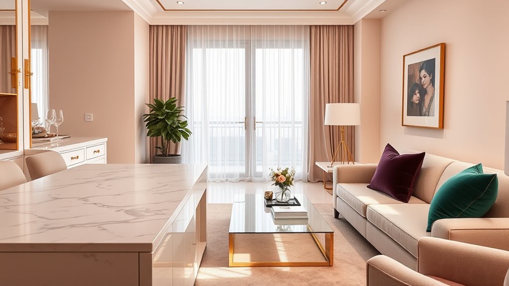 harmonious elegant color choices