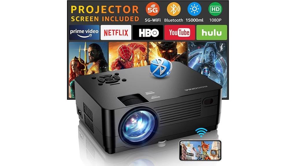 high brightness wireless projector