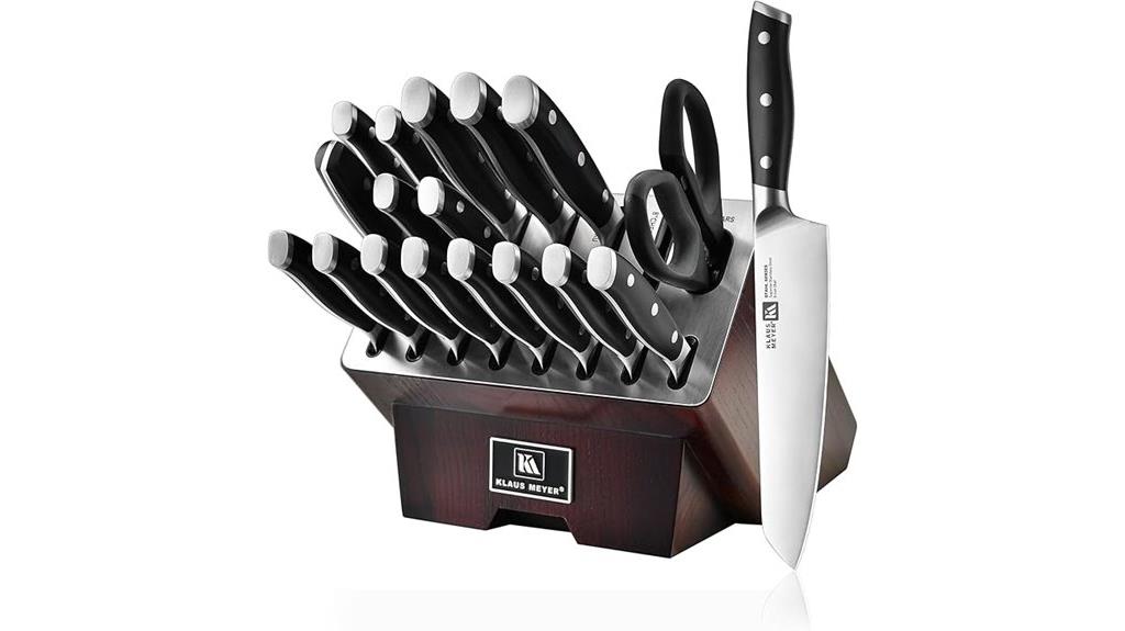 high carbon steel knife set