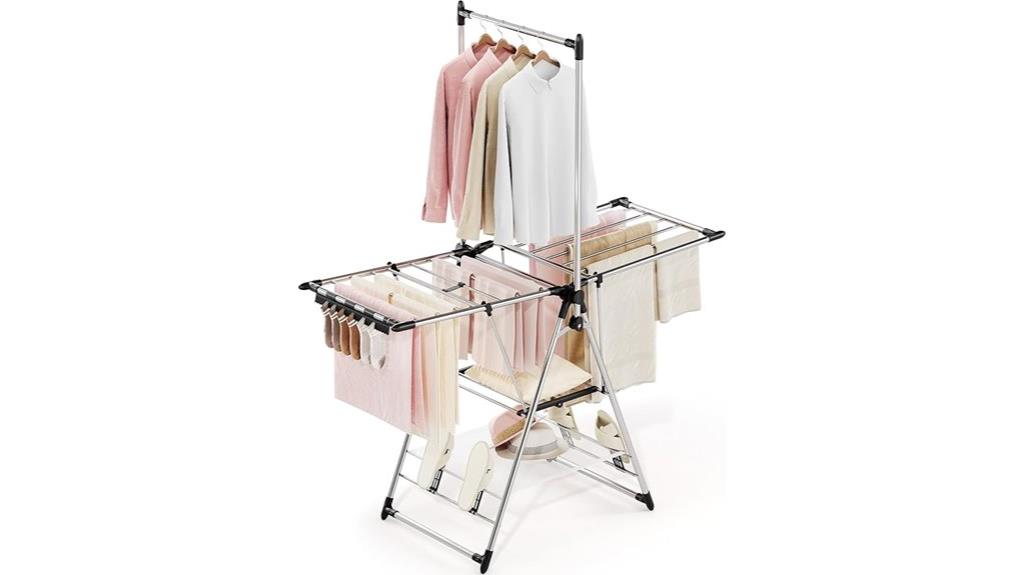 high hanger clothes drying rack