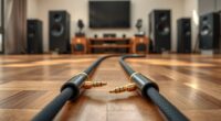 high quality long run speaker cables