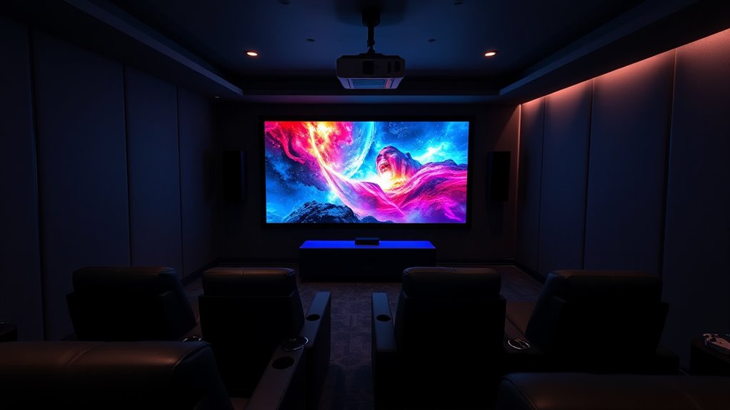 high quality visual and sound