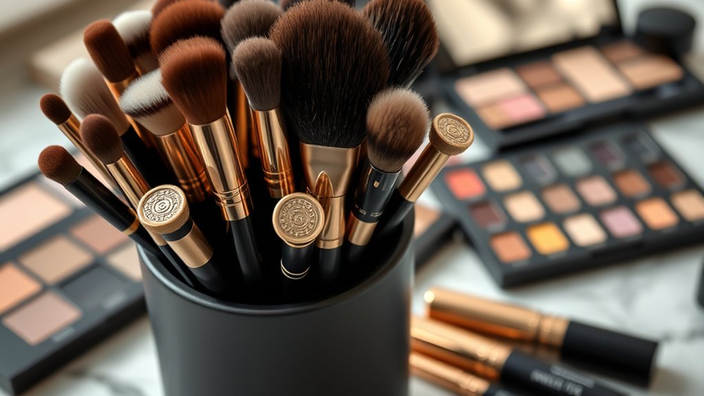 high quality well maintained brushes