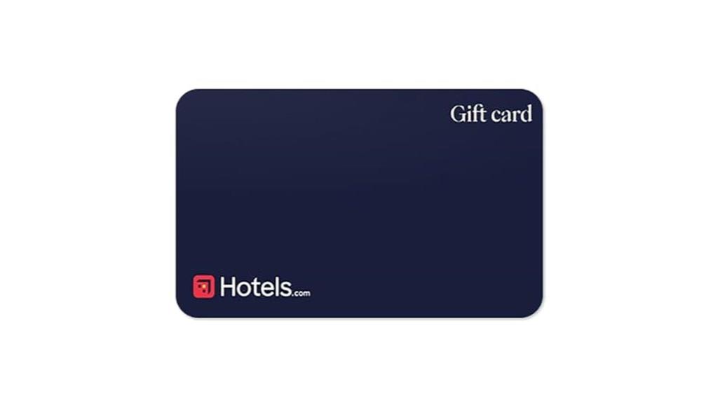 hotel booking gift card