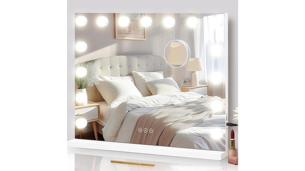 illuminated led vanity mirror