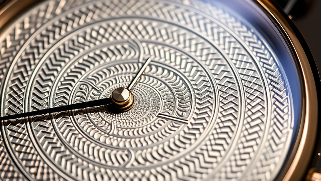 intricate engraved decorative patterns