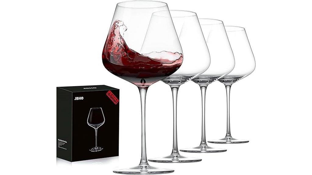 italian crystal wine glasses