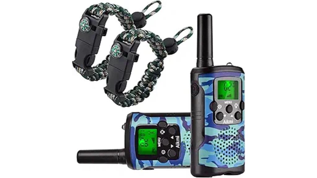 kids long range camo walkie talkies
