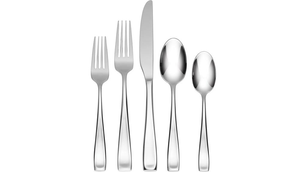 large 12 person silverware set