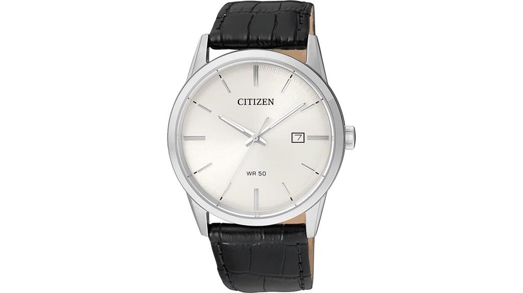 leather strap citizen watch
