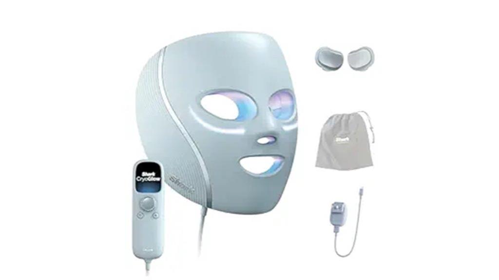 led face mask with remote