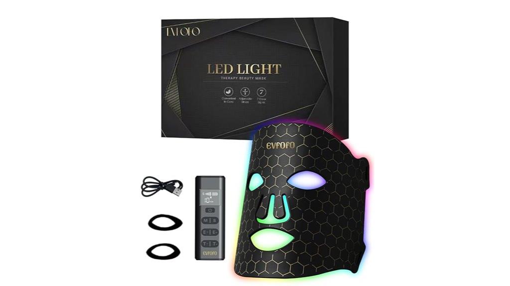 led facial skin mask