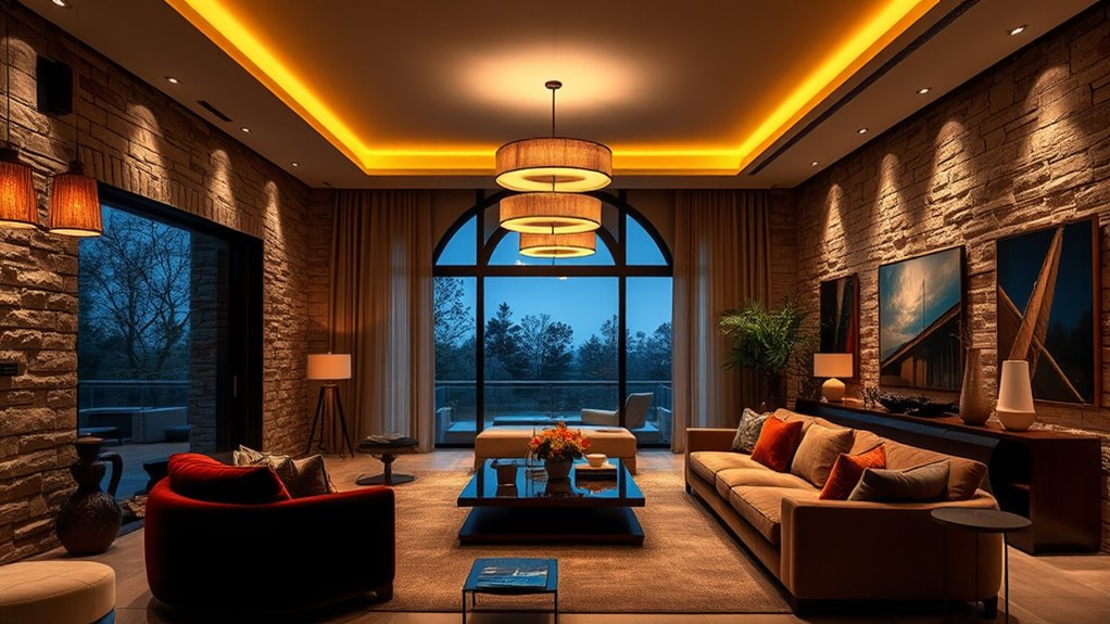 lighting transforms spaces beautifully