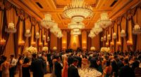 luxurious elite social gatherings