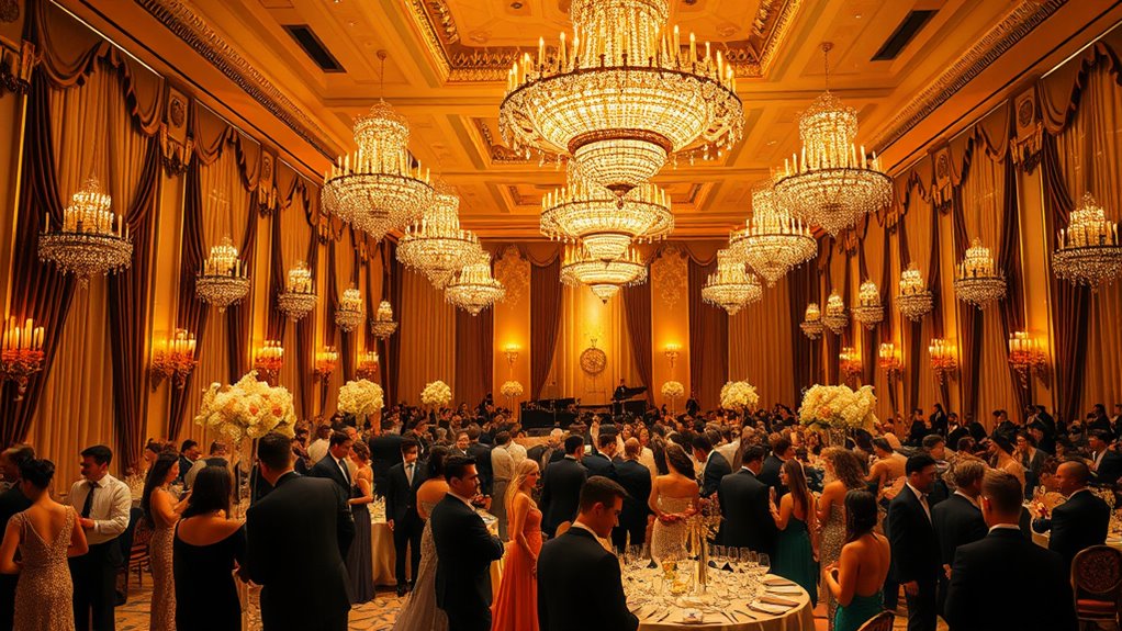 luxurious elite social gatherings