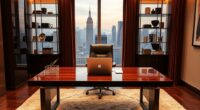 luxurious executive office setup
