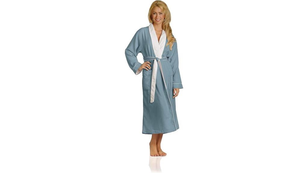 luxurious microfiber spa robe