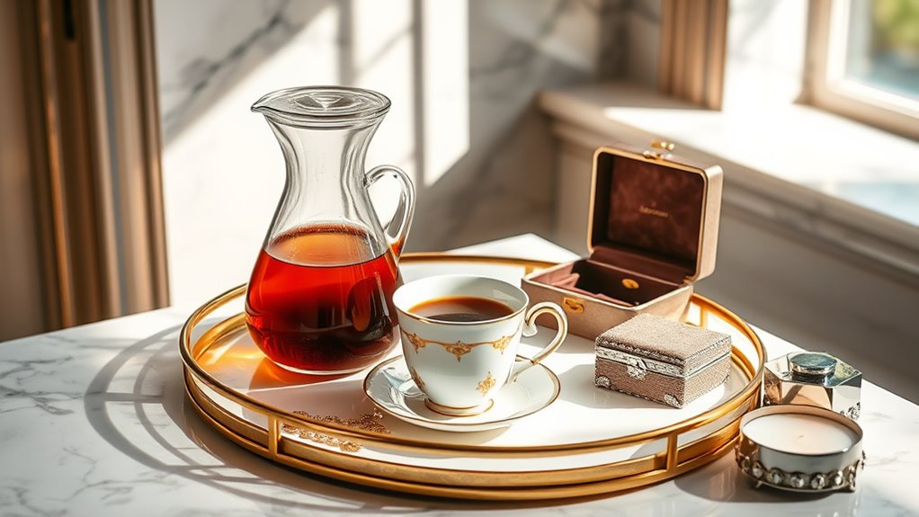 luxurious morning self care