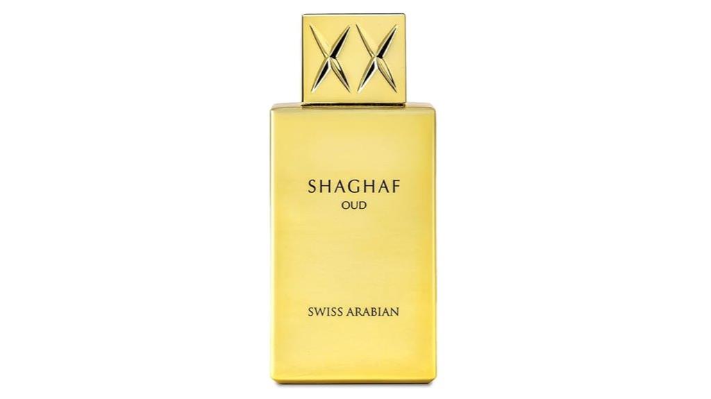 luxurious oud fragrance bottle