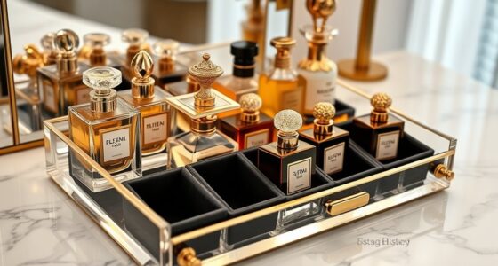 luxurious perfume storage solutions
