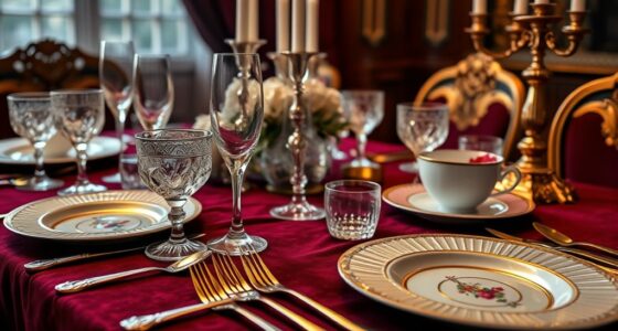 luxurious royal silverware sets
