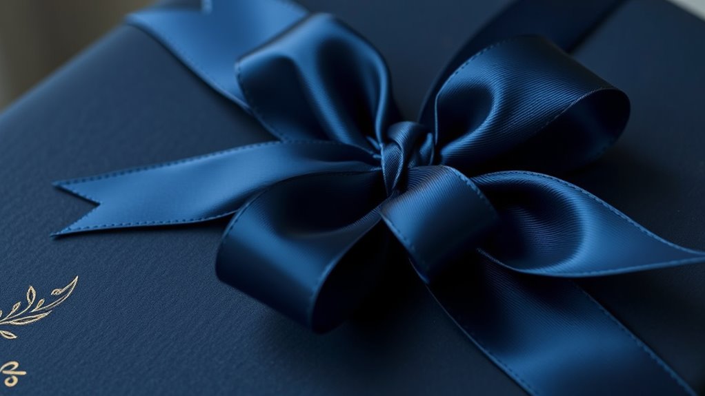 luxurious textured gift wrapping