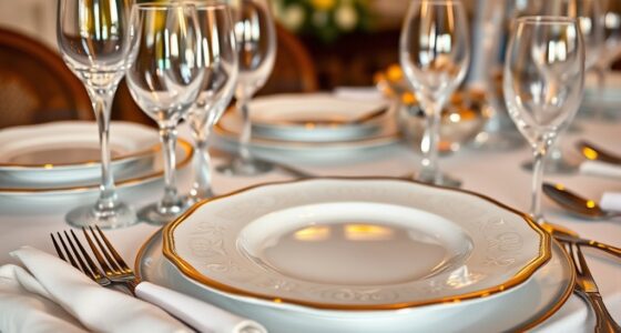 luxury bone china dinnerware